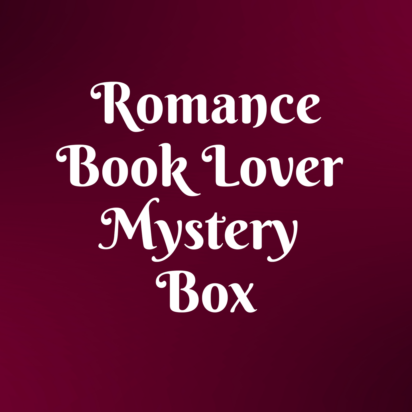 Dark Romance Mystery Boxes