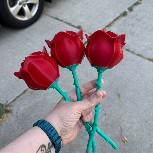 3D printed Roses