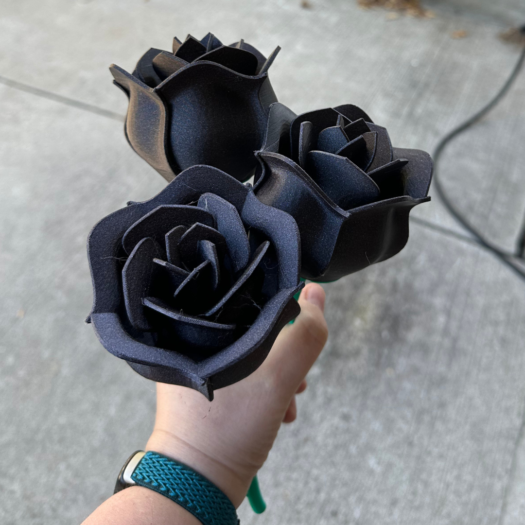 3D printed Roses