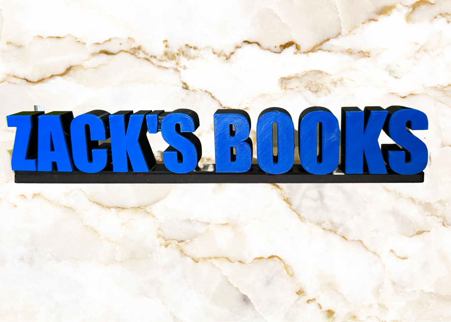 Set of 4 Book Shelf Signs