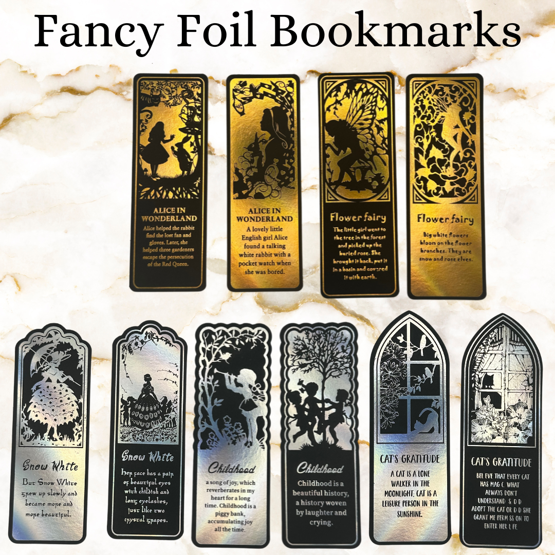 Fancy Foil Bookmarks