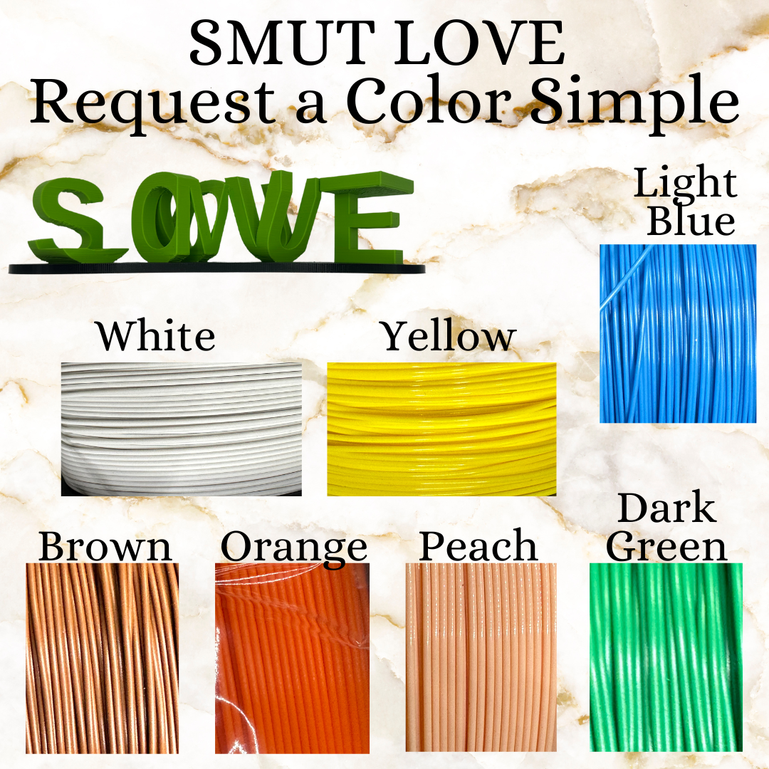 Bookshelf SMUT LOVE sign