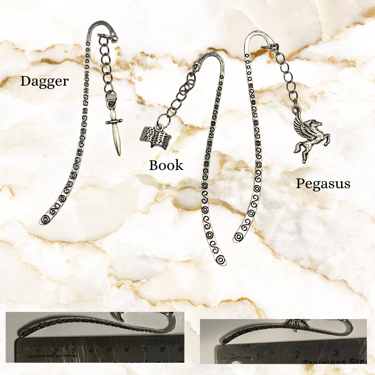 Metal Hanging Bookmarks