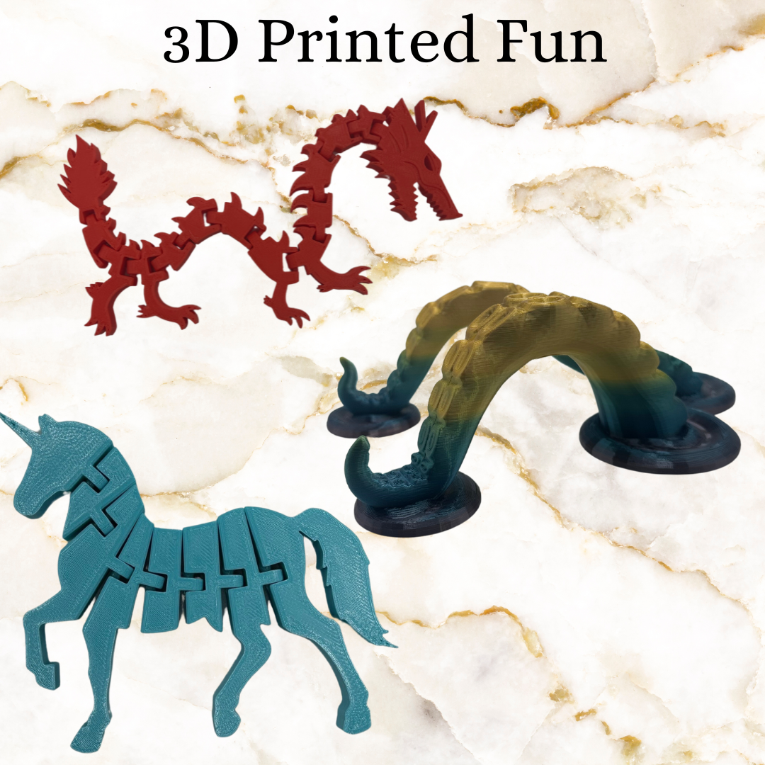 3D Printed Bookish Things