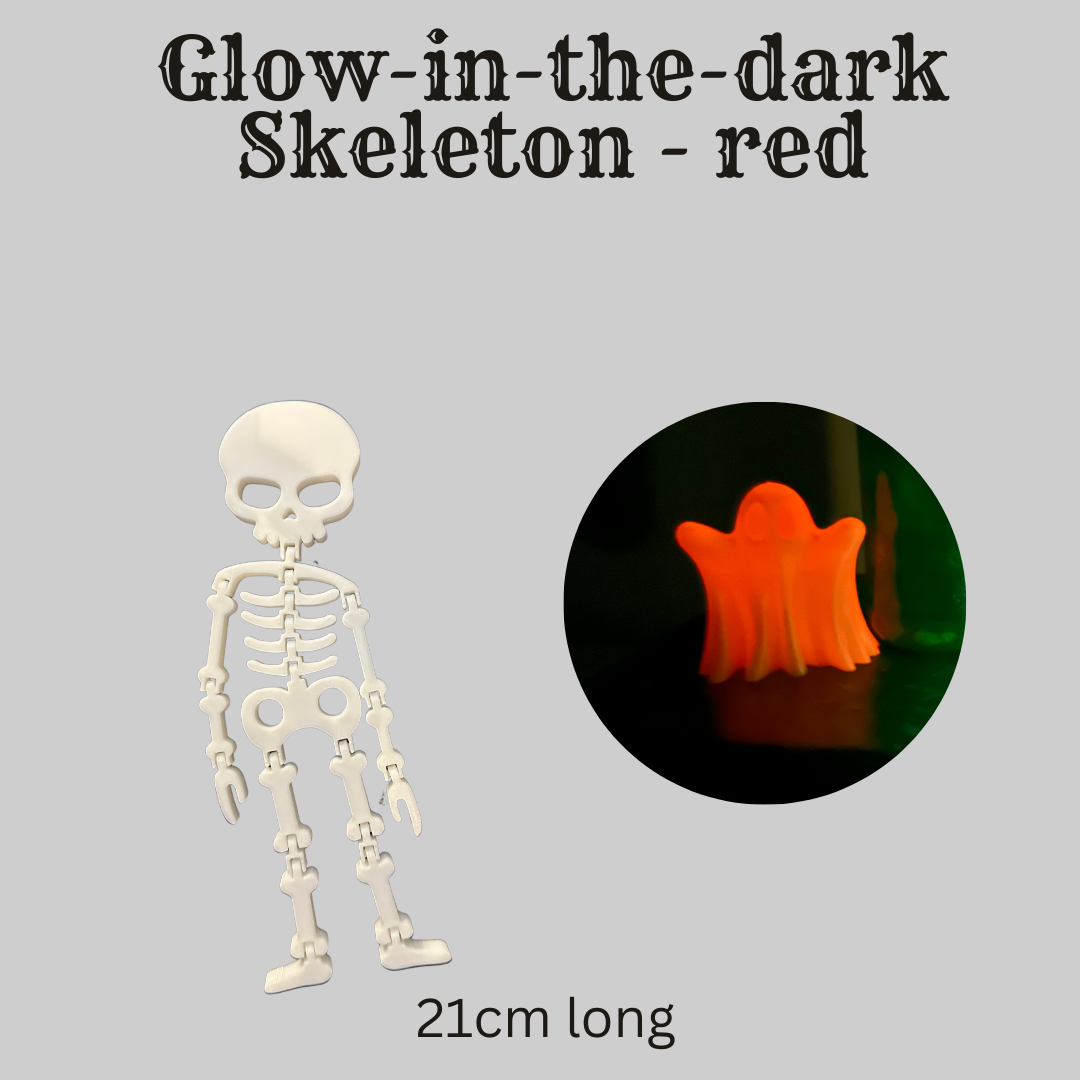 Glow in the Dark and Normal Skeletons
