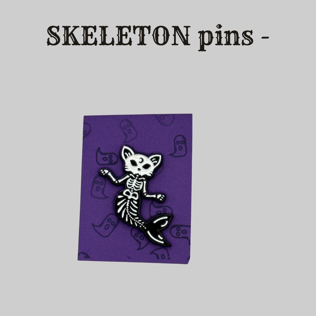 Halloween SKELETON pins