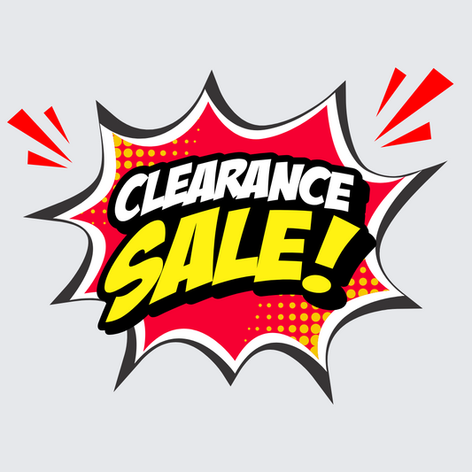 SHELF CLEARANCE SALE
