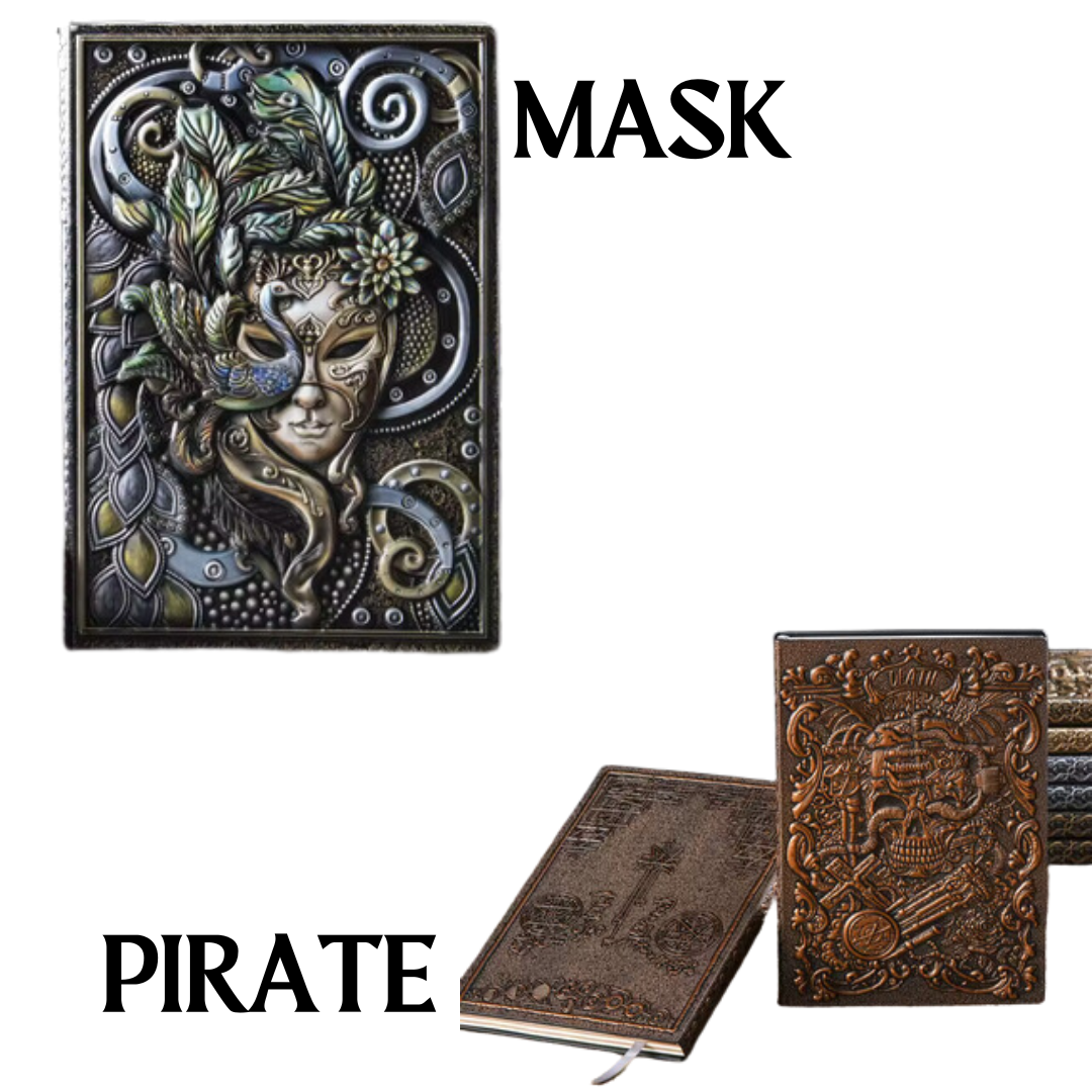 3D Fantasy Notebook Journals