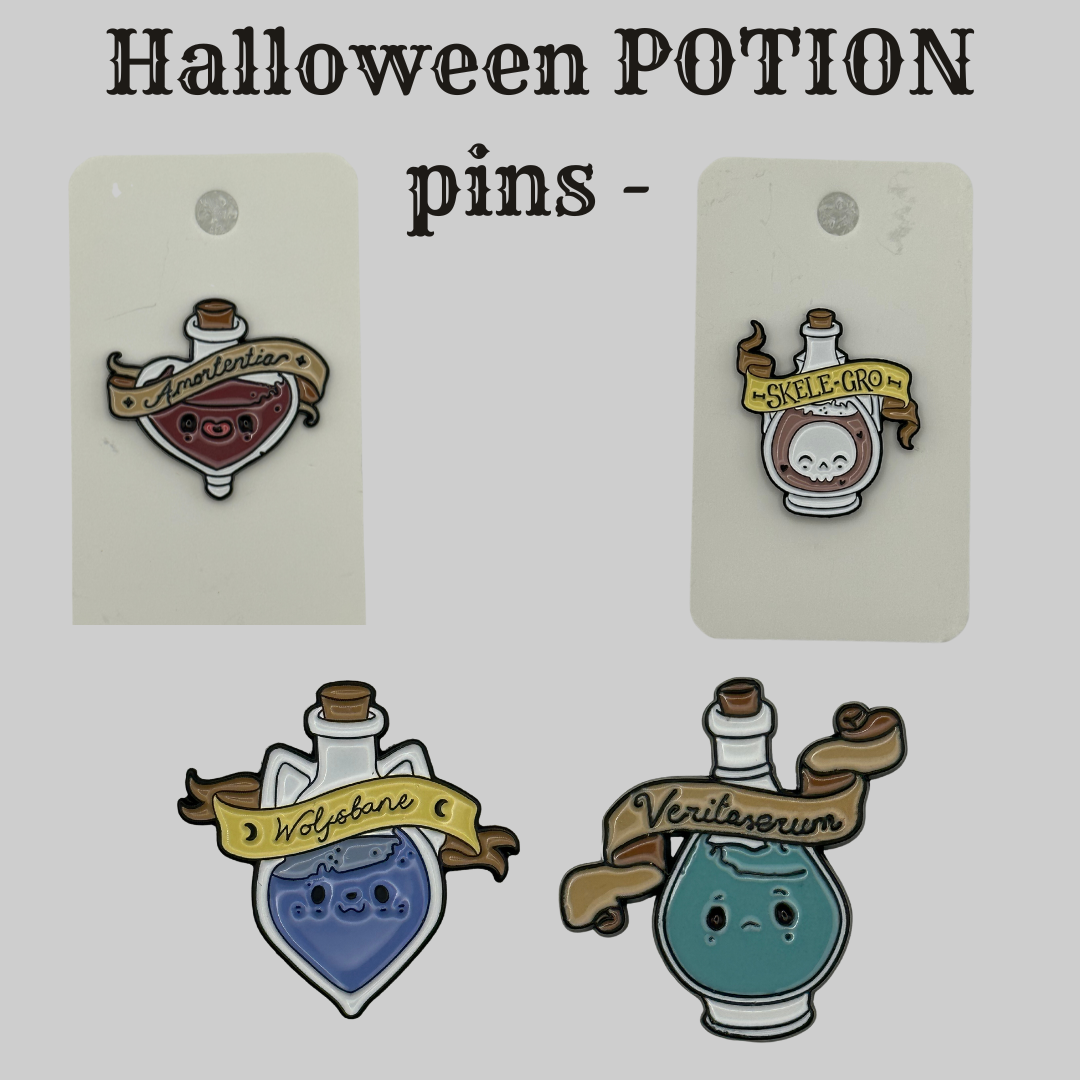Halloween POTION pins