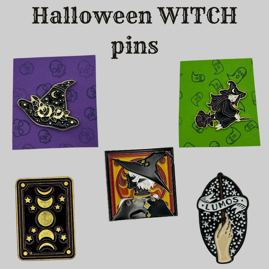 Halloween WITCH pins