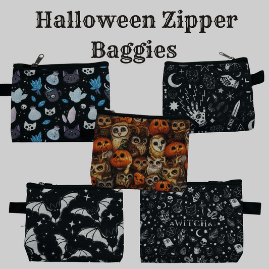 Halloween Zipper Baggies