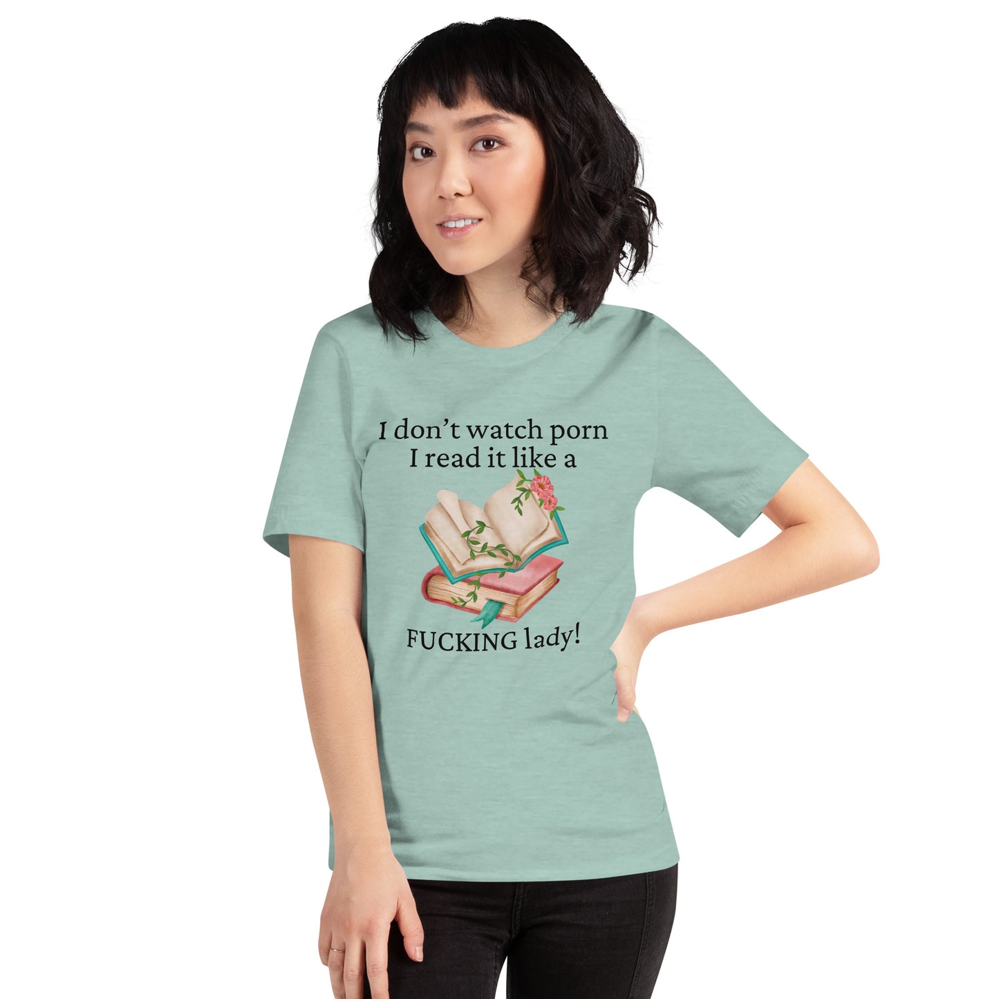 I read my porn t-shirt -- Sizes XL-5XL