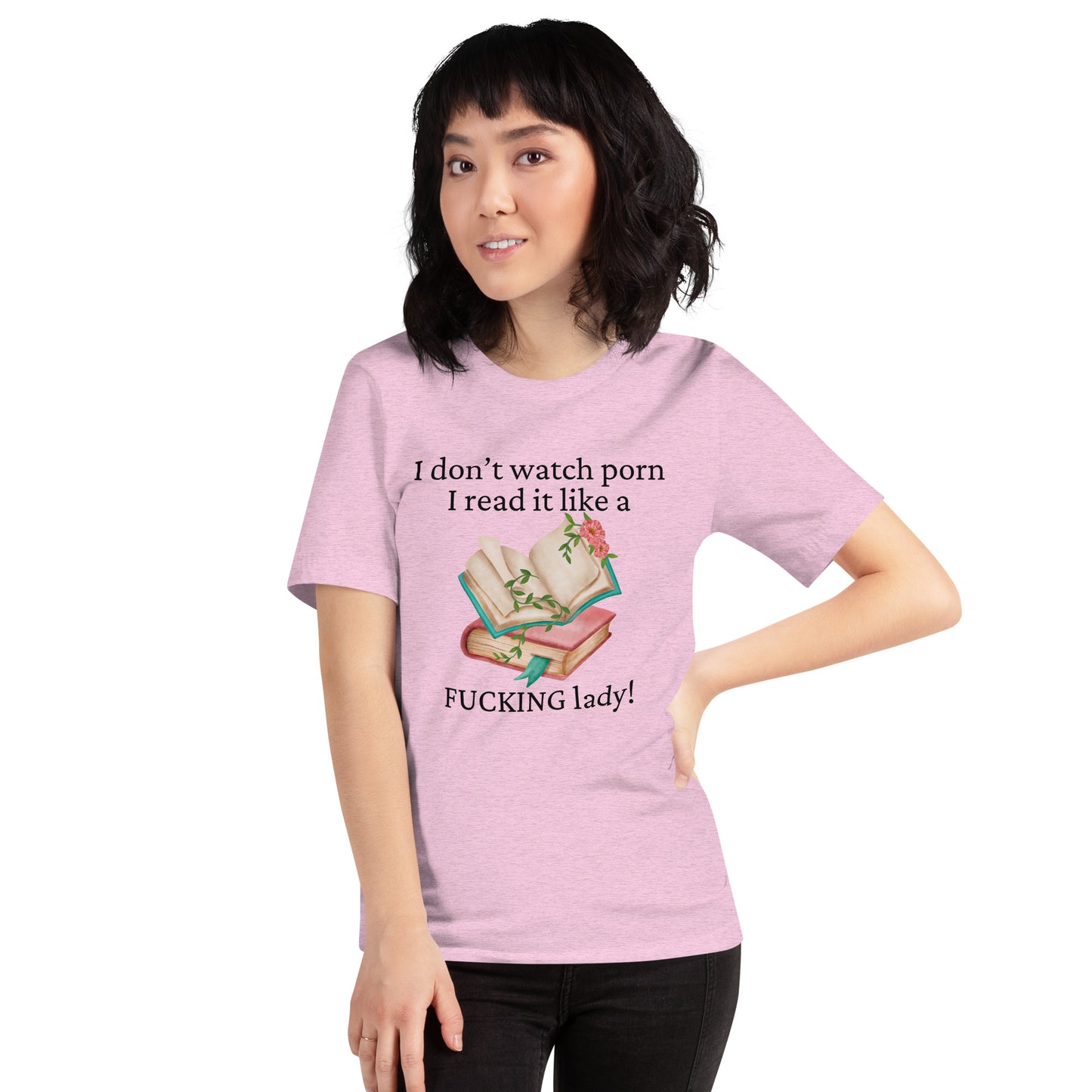 I read my porn t-shirt -- Sizes XL-5XL