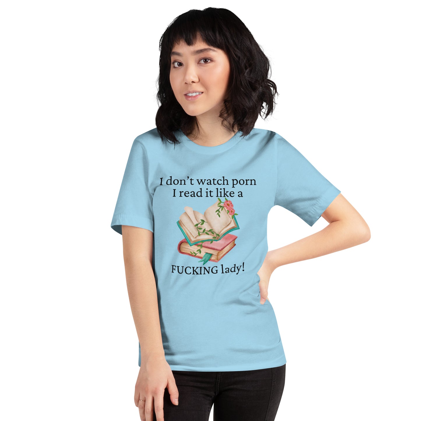 I read my porn t-shirt -- Sizes XL-5XL