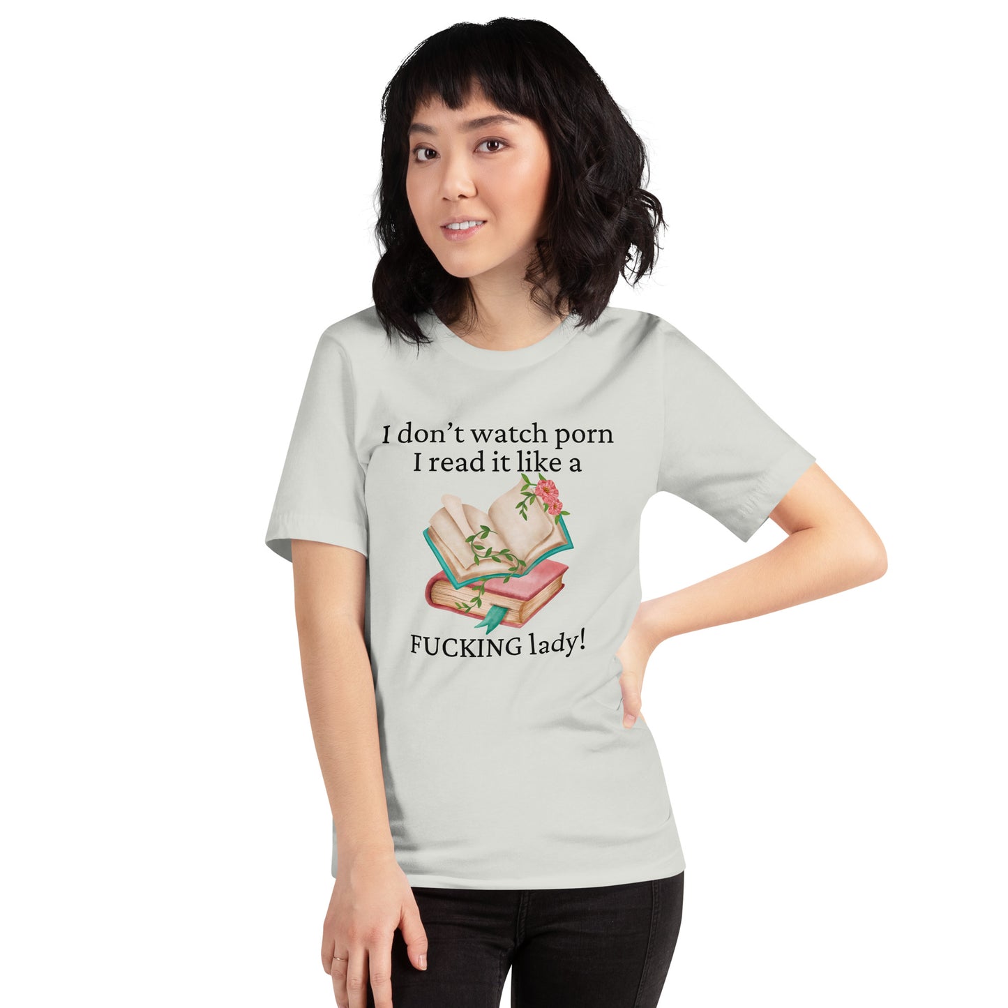 I read my porn t-shirt -- Sizes XL-5XL