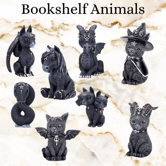 Bookshelf Decor Animals